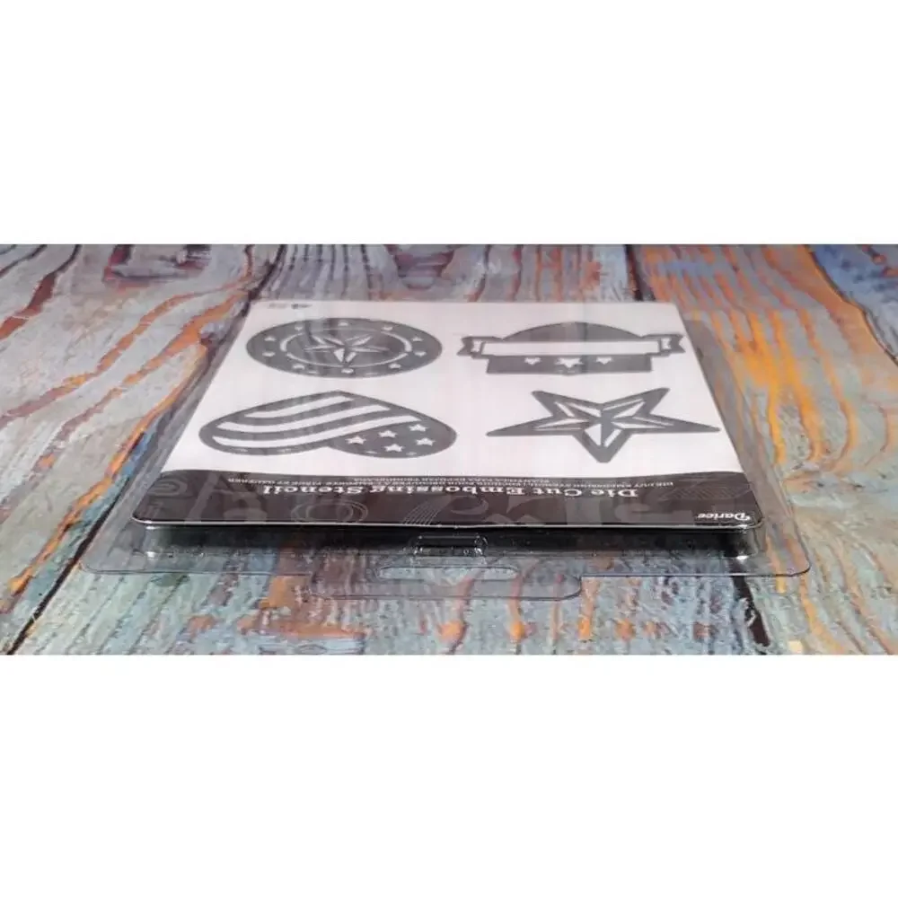 Darice Die Cut Embossing‎ Stencil Set - 4 Piece